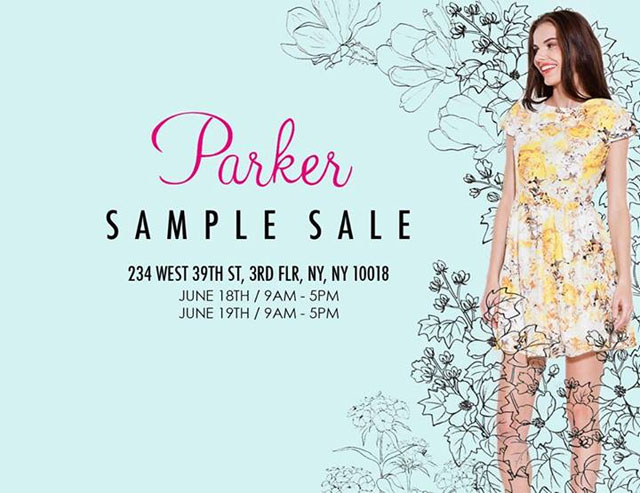 Parker Summer Sample Sale