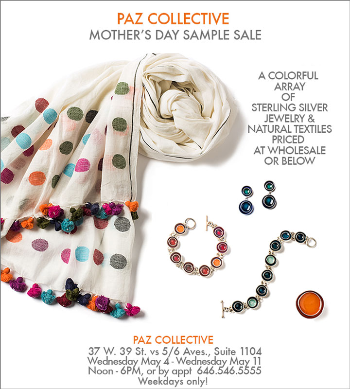 Paz Collective Mother's Day Sample Sale