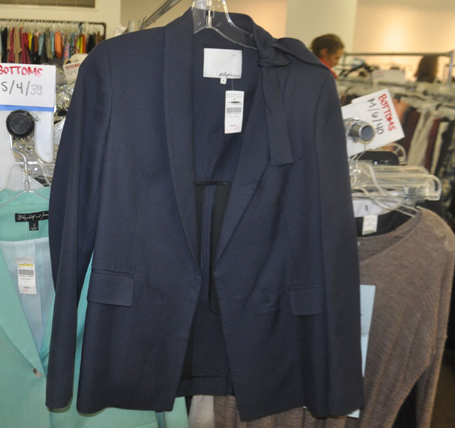 3.1 Phillip Lim Navy Blue Blazer w/ Shoulder Tie ($269, orig. $675)