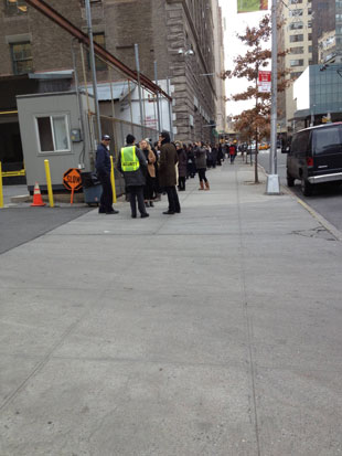 By 9:30AM lines swelled down the stretch of Spring Street and crawled around Varick
