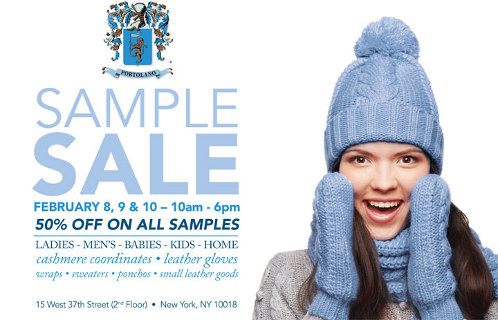 Portolano Special Sample Sale