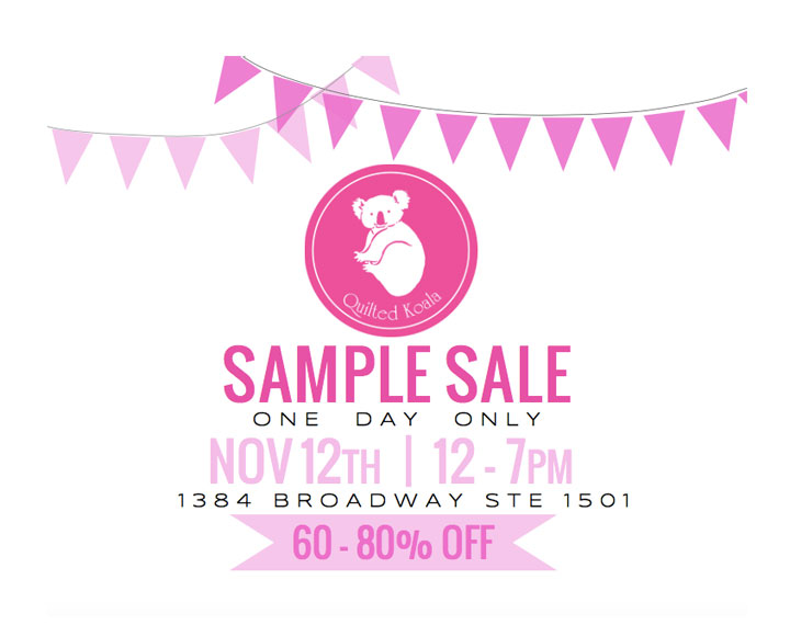 Quilted Koala Sample Sale 