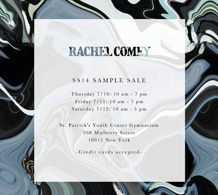 Rachel Comey Sample Sale