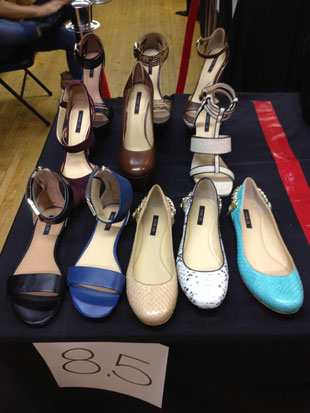 Rachel Zoe Colorful flats are available for $120, while sky-high ankle boots are on hand for $200.