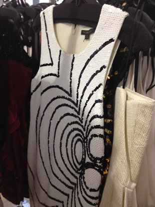 Rachel Zoe White with Black Swirl Party Dress ($175)