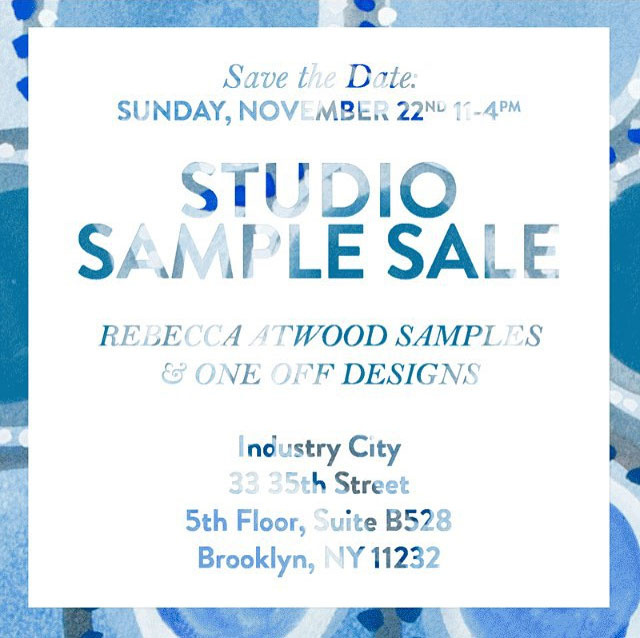 Rebecca Atwood Sample Sale