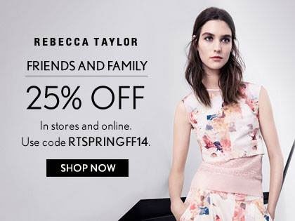 Rebecca Taylor Friends & Family Sale