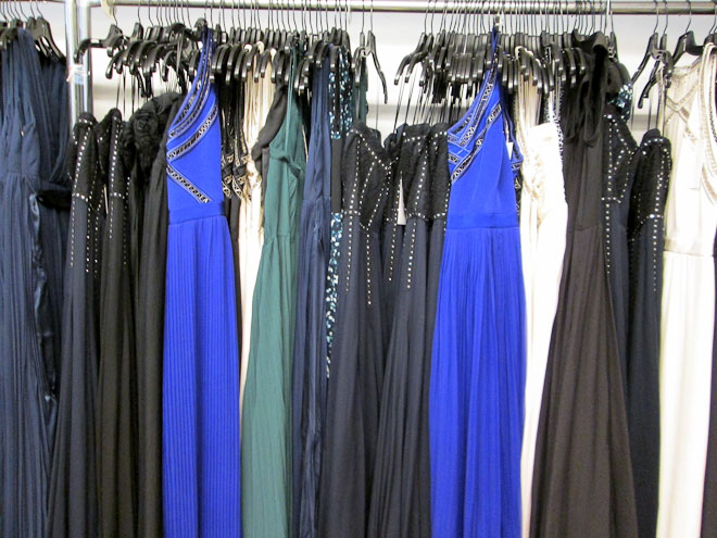 Gowns were the centerpiece of this sale 
