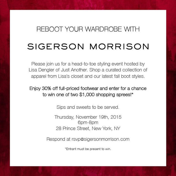  Reboot Your Wardrobe with Sigerson Morrison