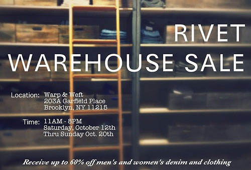 Rivet Brooklyn Warehouse Sale