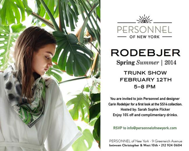 Rodebjer Trunk Show