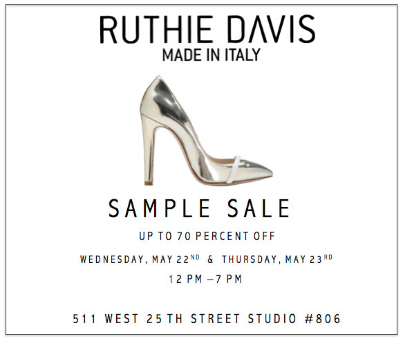 Ruthie Davis Sample Sale