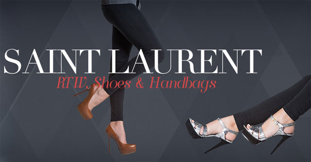 Saint Laurent RTW, Shoes & Handbags Flash Sale @ Amuze