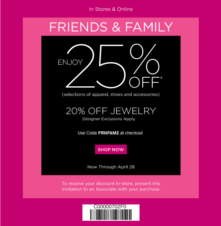 Saks Clothing & Accessories Friends & Family Sale - TheStylishCity.com
