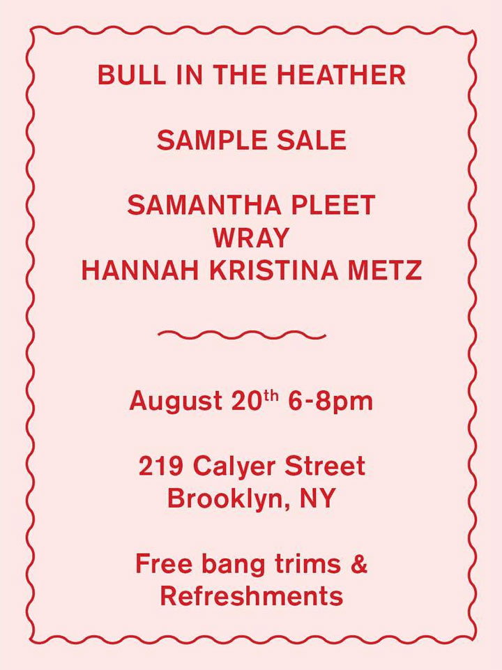 Samantha Pleet & More Sample Sale