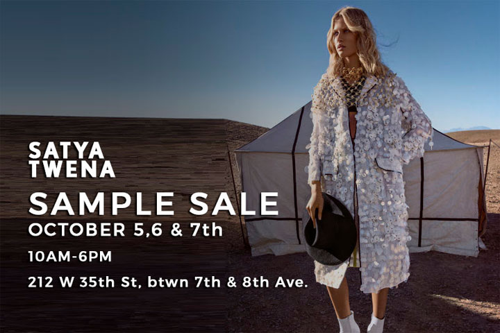 Satya Twena Sample Sale