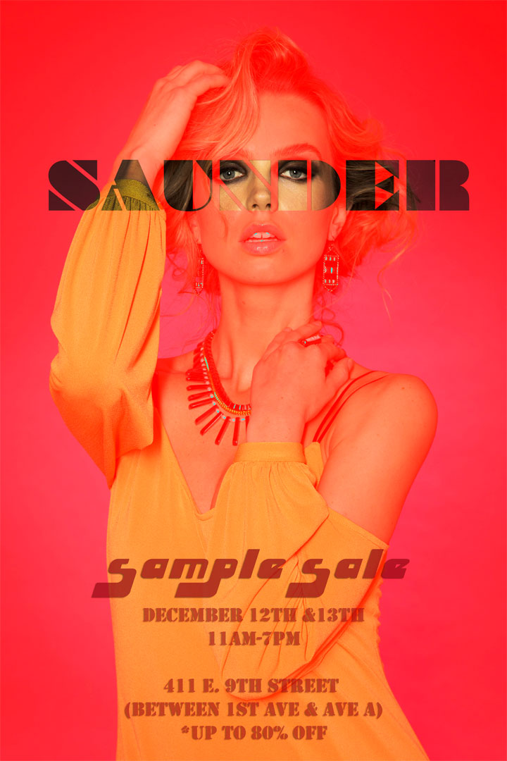 Saunder Sample Sale