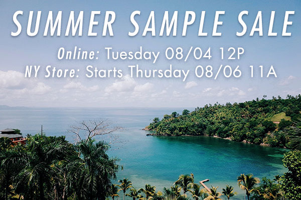 Seize sur Vingt Summer Sample Sale