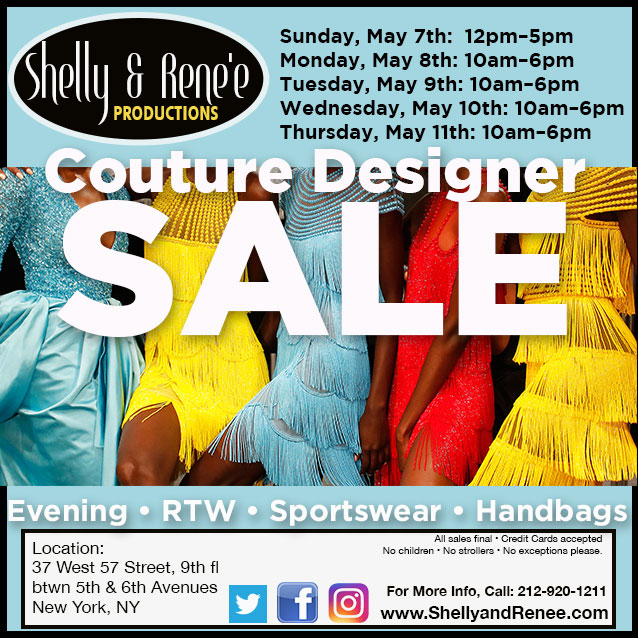 Couture Designer Gowns & Cocktail Sale