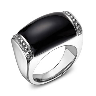 Slane Black Onyx Ring: Retail $275, Sale Price $137.50