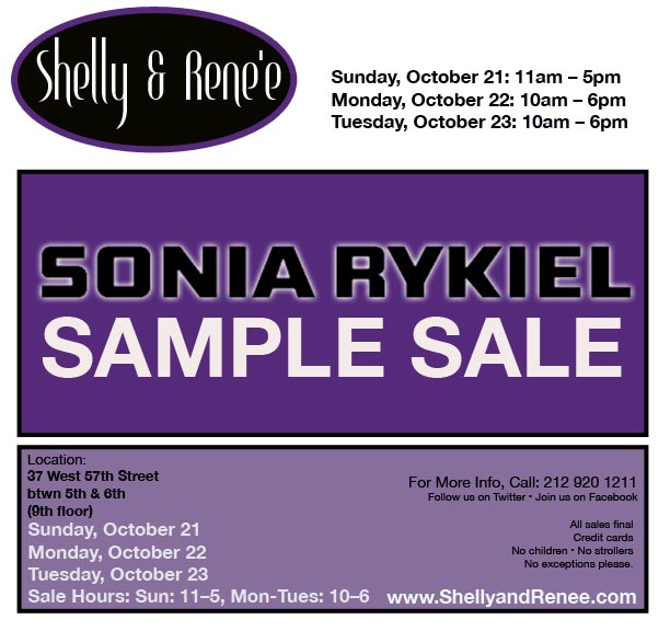 Sonia Rykiel Sample Sale