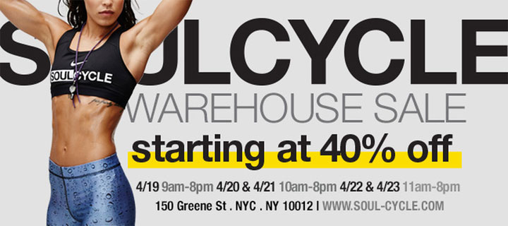 Soulcycle Warehouse Sale