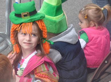 Children at St. Patrick’s Day Parade