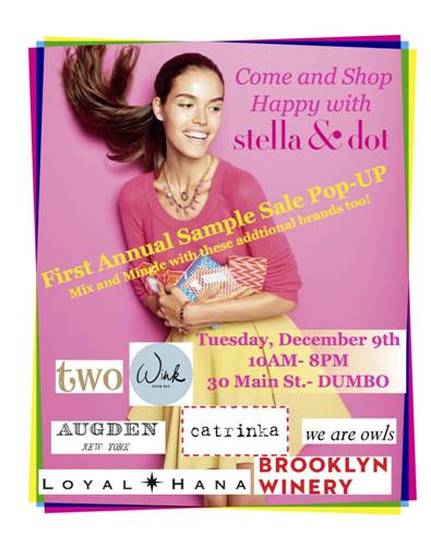 Stella & Dot, Augden, & More Pop-up Sample Sale