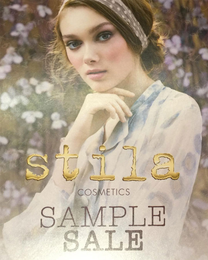 Stila Cosmetics Sample Sale