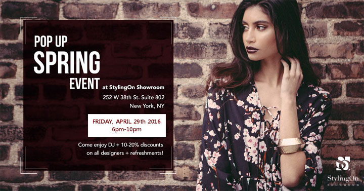 StylingOn Showroom Pop-up Spring Event