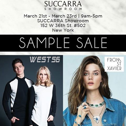 West 56 & From St. Xavier Sample Sale