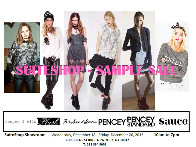 Suiteshop Sample Sale