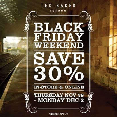 Ted Baker Black Friday Weekend Sale