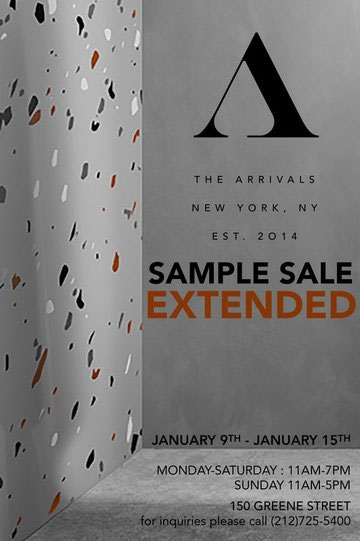 The Arrivals Sample Sale