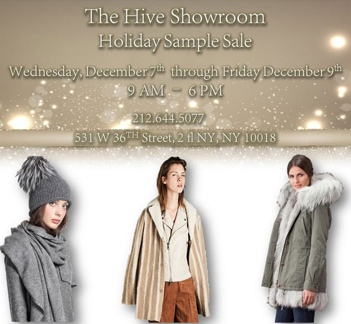 The Hive Showroom Holiday Sample Sale