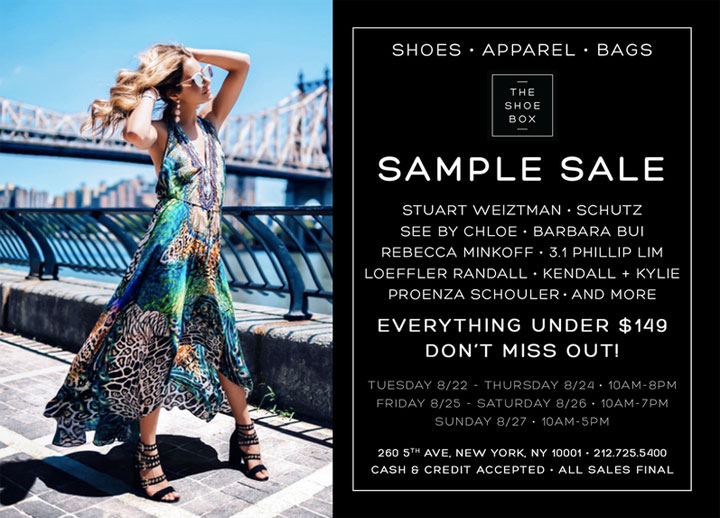The Show Box Footwear & Accessories New York Sample Sale