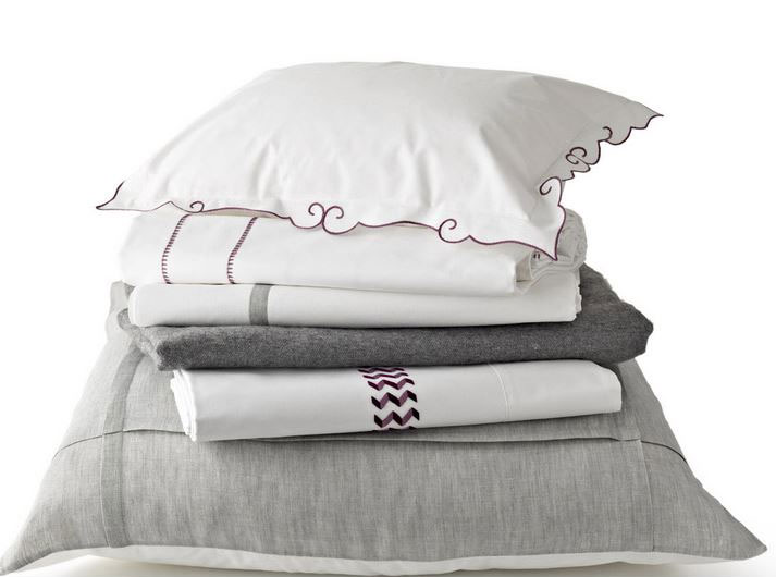 The Silver Peacock Embroidered bed linen sets: $650 (orig. $1,500)