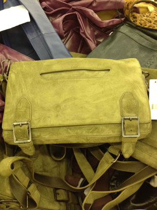 Theyskens’ Theory Axel Messenger Bag in Pine ($695)