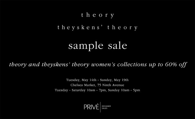 Theory & Theyskens' Theory Sample Sale