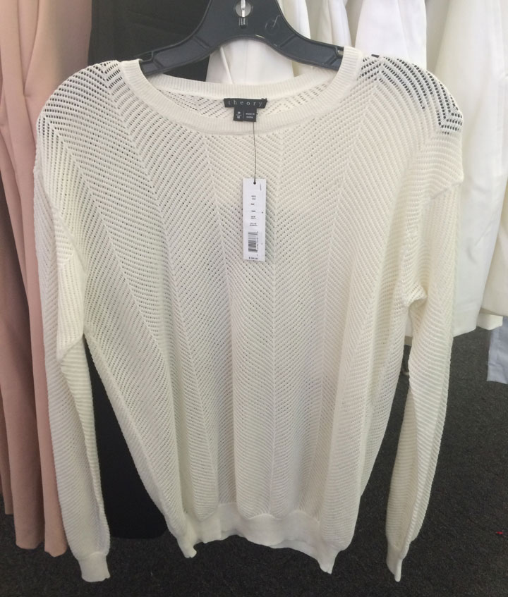 Theory knit top for $50