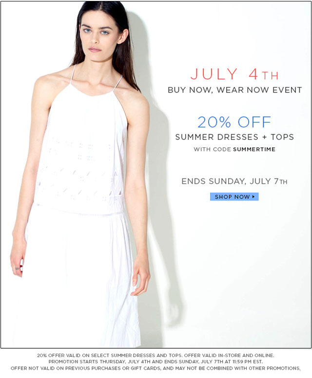 Tibi 4th of July Sale