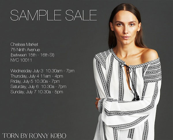 Torn by Ronny Kobo Sample Sale