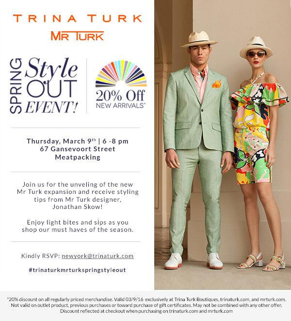 Trina Turk Spring Style Out Event