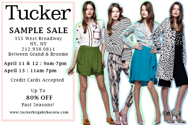 Tucker by Gaby Basora Sample Sale