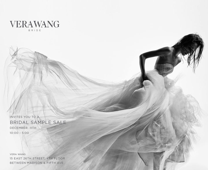Vera Wang Bride Bridalwear New York Sample Sale