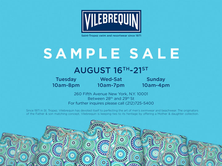 Vilebrequin Sample Sale