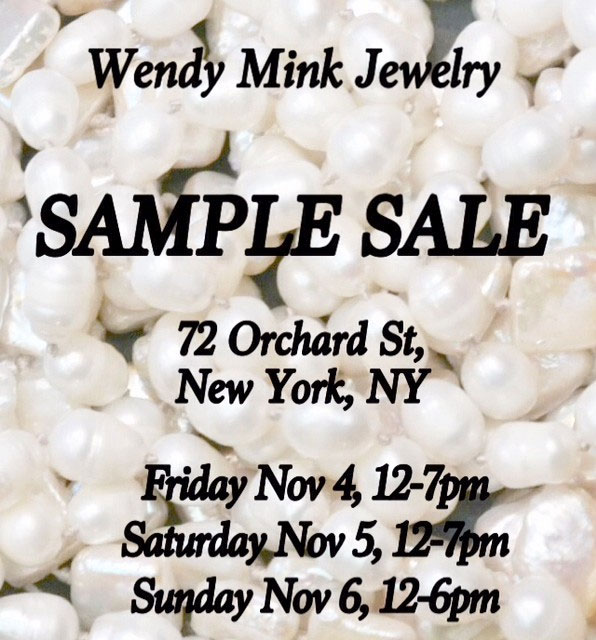 Wendy Mink Jewelry Sample Sale