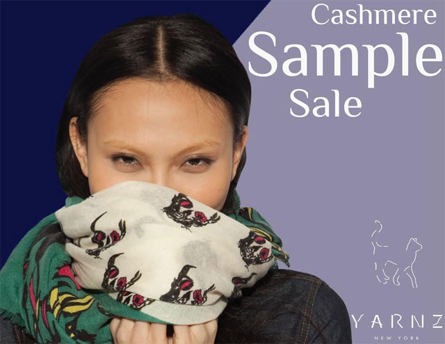 Yarnz Cashmere Holiday Sample Sale