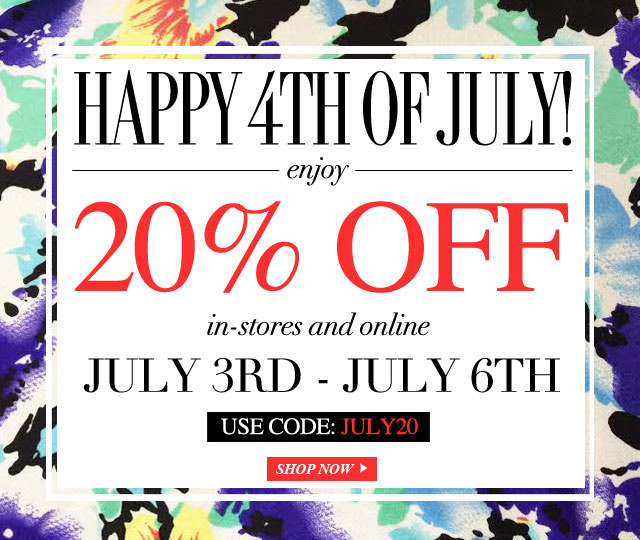 Yumi Kim 4th of July Sale