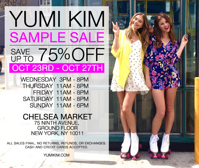 Yumi Kim Sample Sale